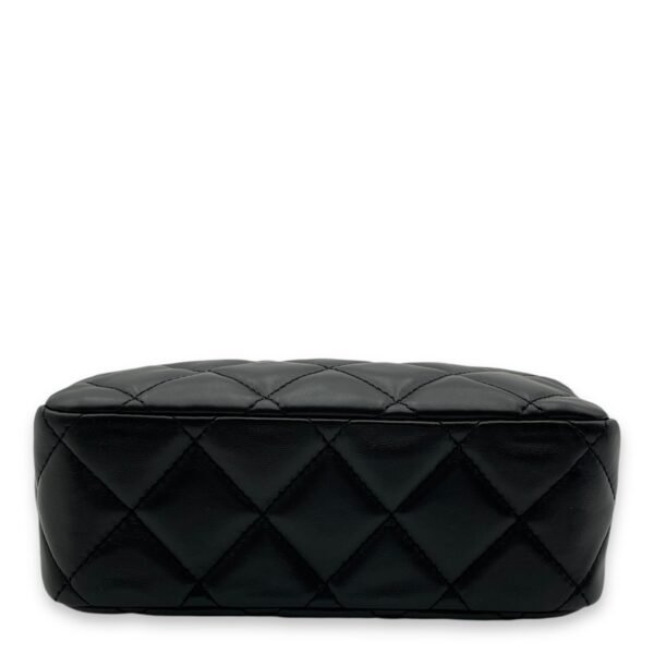 All Slide Camera Black Crossbody Bag in Lambskin, Gold hardware - Image 5