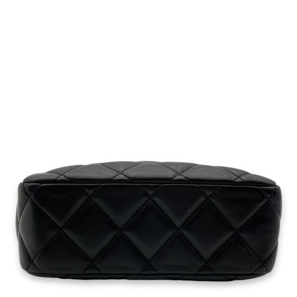 All Slide Camera Black Crossbody Bag in Lambskin, Gold hardware - Image 5