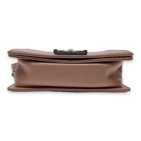 Boy Small Shoulder bag in Calfskin, Ruthenium Hardware - Image 5