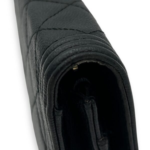 Boy Wallet On Chain Black in Caviar Leather, Gold hardware - Image 13