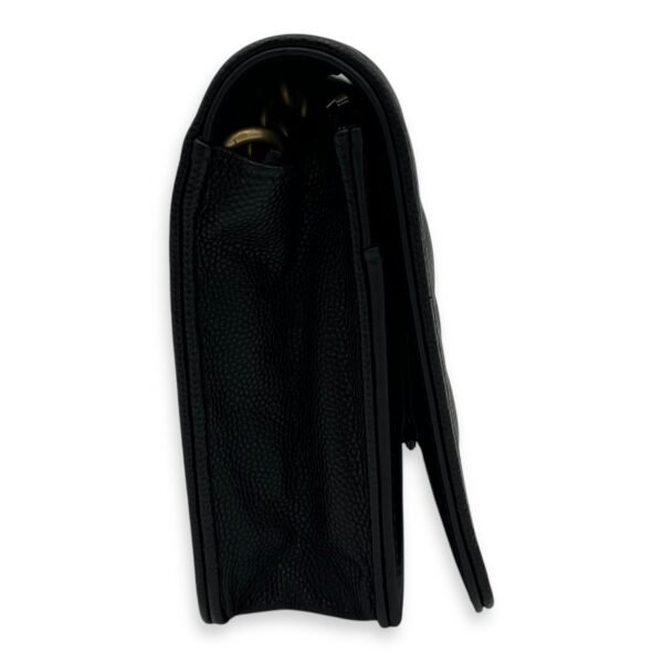 Boy Wallet On Chain Black in Caviar Leather, Gold hardware - Image 3