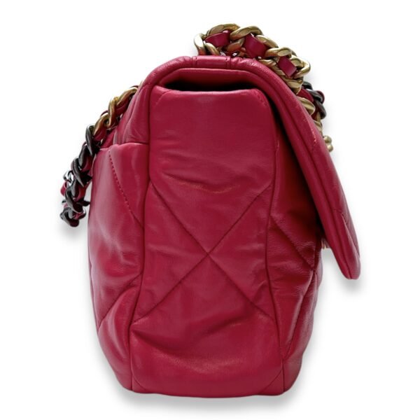 C19 Large Shoulder bag in Lambskin, Mixed Hardware - Image 4