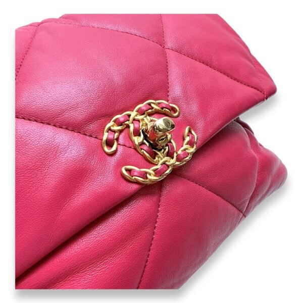 C19 Large Shoulder bag in Lambskin, Mixed Hardware - Image 6