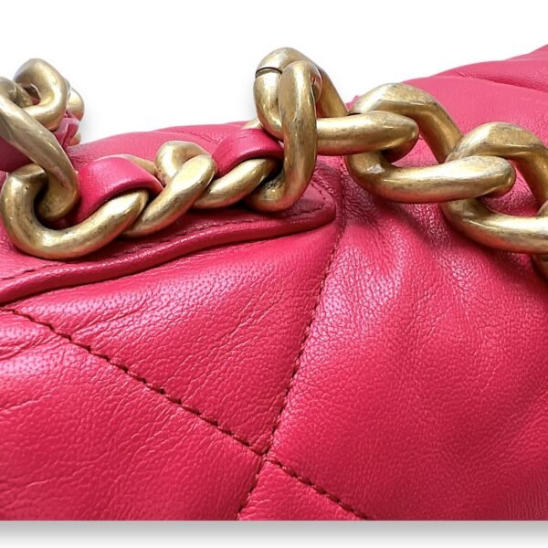 C19 Large Shoulder bag in Lambskin, Mixed Hardware - Image 7