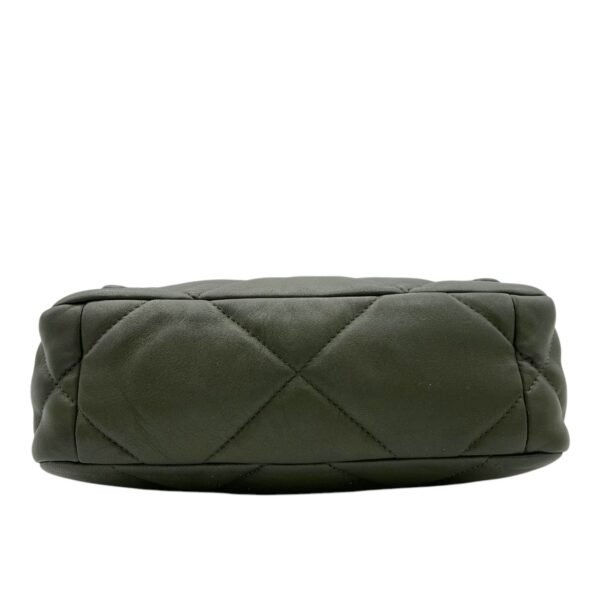 C19 Shoulder Bag Small Green in Lambskin, Mixed hardware - Image 5
