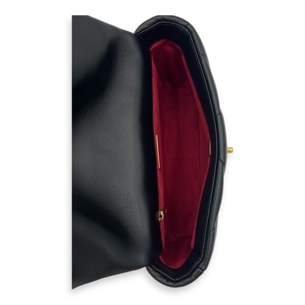 C19 Small Black Crossbody Bag in Lambskin, Mixed hardware - Image 6