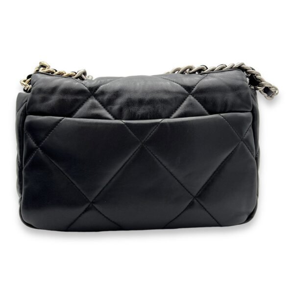 C19 Small Black Shoulder Bag in Lambskin, Lacquered Metal hardware - Image 2