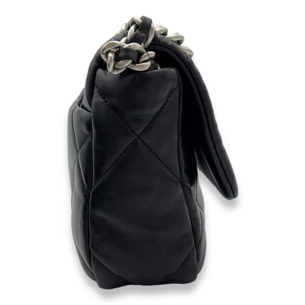 C19 Small Black Shoulder Bag in Lambskin, Lacquered Metal hardware - Image 4
