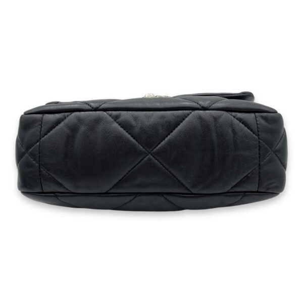 C19 Small Black Shoulder Bag in Lambskin, Silver hardware - Image 5