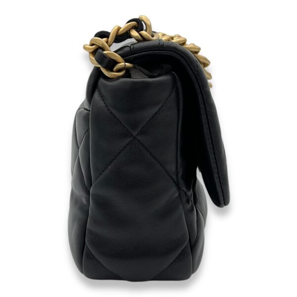 C19 Small Black Top Handle Bag in Lambskin, Mixed hardware - Image 3