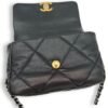 C19 Small Black Top Handle Bag in Lambskin, Mixed hardware - Image 8