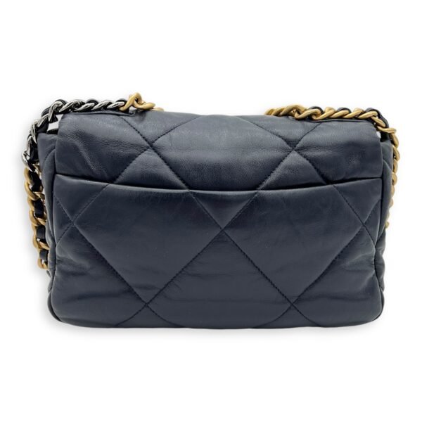 C19 Small Blue Shoulder Bag in Lambskin, Mixed hardware - Image 2