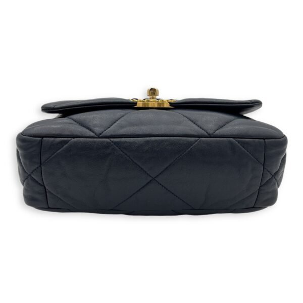 C19 Small Blue Shoulder Bag in Lambskin, Mixed hardware - Image 5