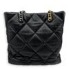 C19 Vertical Tote Black Shoulder Bag in Lambskin, 3-Tone hardware - Image 2