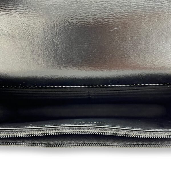 C19 Wallet On Chain Black in Lambskin, Silver hardware - Image 6