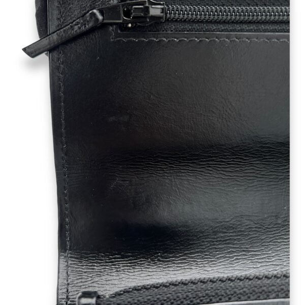 C19 Wallet On Chain Black in Lambskin, Silver hardware - Image 7