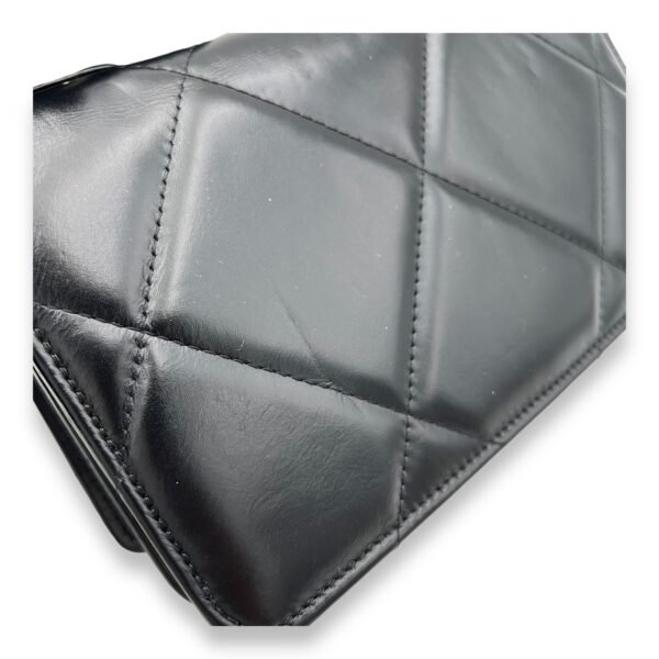 C19 Wallet On Chain Black in Lambskin, Silver hardware - Image 9