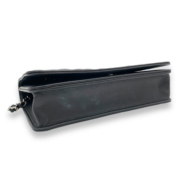 CC Black Wallet On Chain in Lambskin, Silver hardware - Image 5