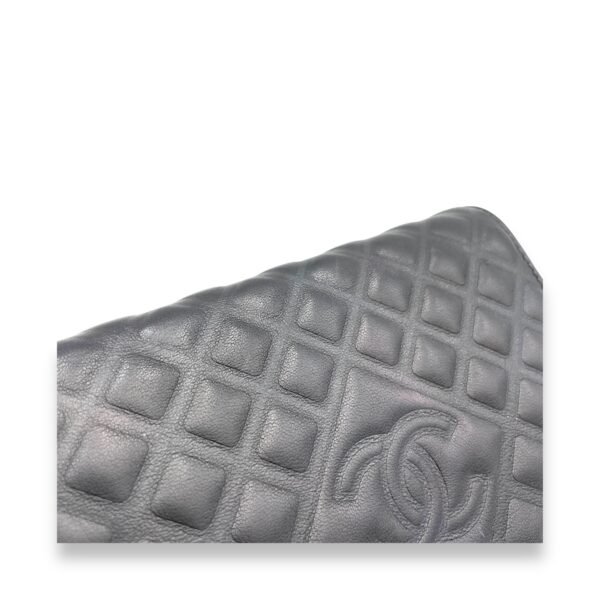 CC Black Wallet On Chain in Lambskin, Silver hardware - Image 6