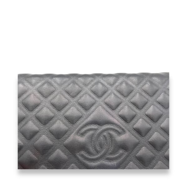 CC Black Wallet On Chain in Lambskin, Silver hardware - Image 7