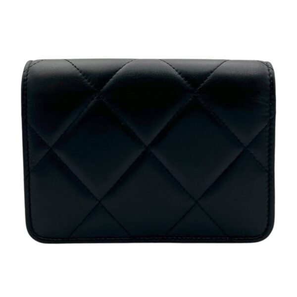 CC Clutch Black in Lambskin, Gold hardware - Image 2