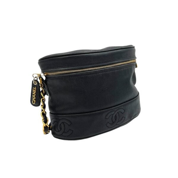 CC Crossbody Bag  Black in Caviar Leather , Gold Hardware - Image 3