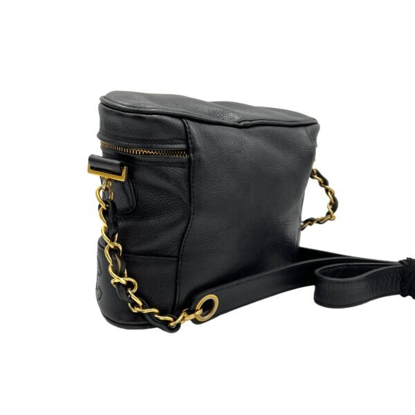 CC Crossbody Bag  Black in Caviar Leather , Gold Hardware - Image 4