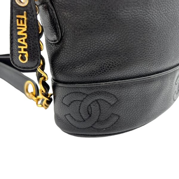 CC Crossbody Bag  Black in Caviar Leather , Gold Hardware - Image 9