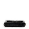 CC Quilt Black Crossbody Bag in Lambskin, Gold hardware - Image 5