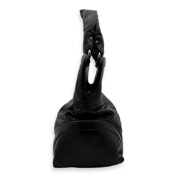 CC Shopping Black Tote Bag in Calfskin, Silver hardware - Image 4