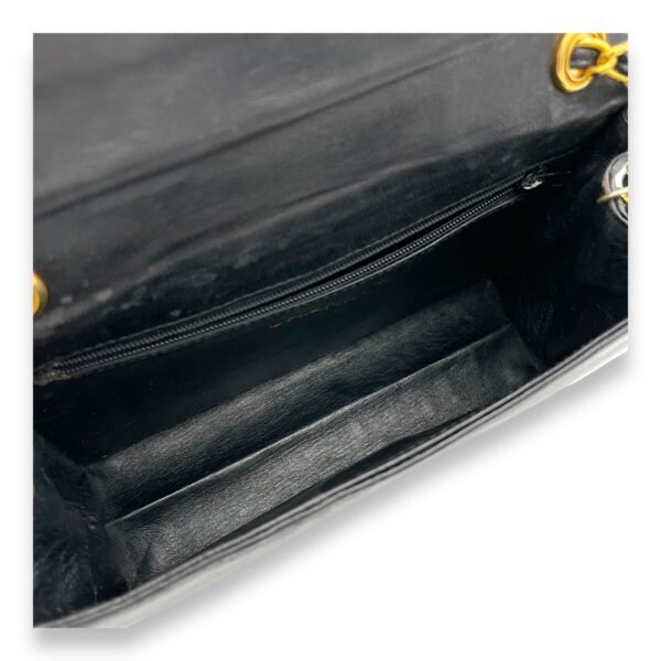 CC Shoulder Bag Black in Calfskin, Gold hardware - Image 11