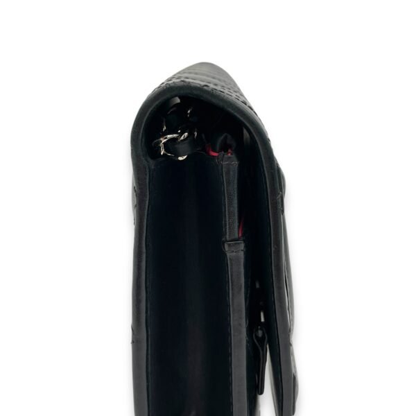 Cambon Wallet On Chain Black in Calfskin, Silver hardware - Image 8