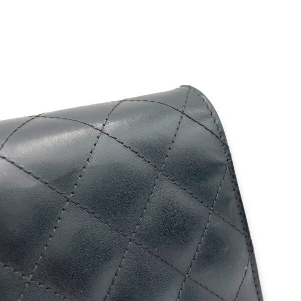 Cambon Wallet On Chain Black in Calfskin, Silver hardware - Image 9