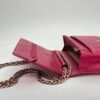 Camelia Pink Wallet on Chain in Lambskin, Gold hardware - Image 11