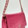 Camelia Pink Wallet on Chain in Lambskin, Gold hardware - Image 7