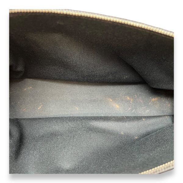 Chic Black Shoulder Bag in Caviar Leather, Silver hardware - Image 12