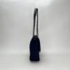 Chic With Me Navy Shoulder Bag in Jersey, Gunmetal hardware - Image 3