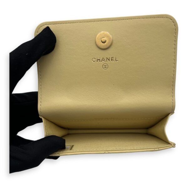 Classic Belt Bag Yellow in Lambskin, Gold hardware - Image 6