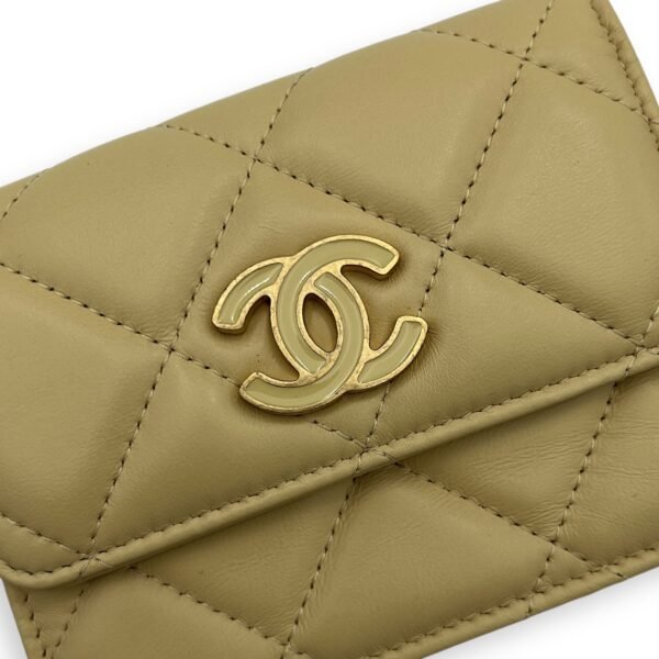 Classic Belt Bag Yellow in Lambskin, Gold hardware - Image 7