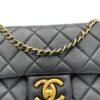 Classic Black Crossbody Bag in Lambskin, Gold hardware - Image 7
