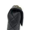 Classic Black Crossbody Bag in Lambskin, Gold hardware - Image 8