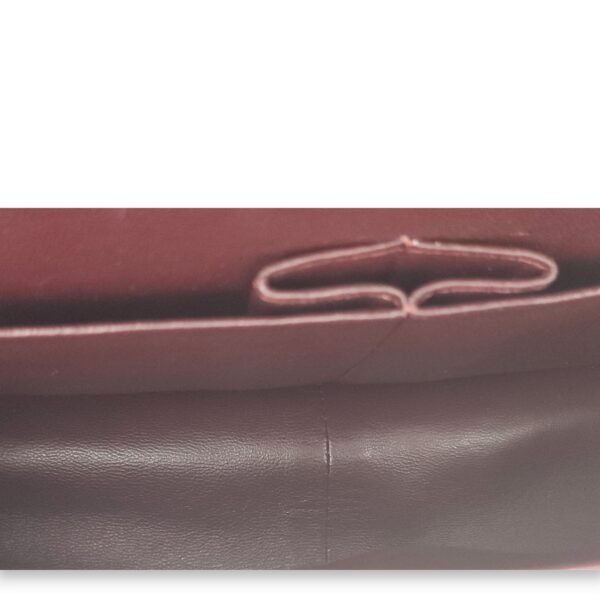 Classic Double Flap Jumbo Black Shoulder Bag in Caviar Leather, Palladium hardware - Image 12