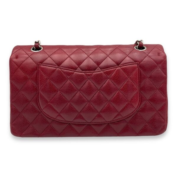 Classic Double Flap Medium Shoulder bag in Caviar leather, Silver Hardware - Image 2