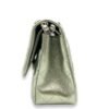 Classic Double Flap Metallic Green Shoulder Bag in Lambskin, Matte Ruthenium hardware - Image 4