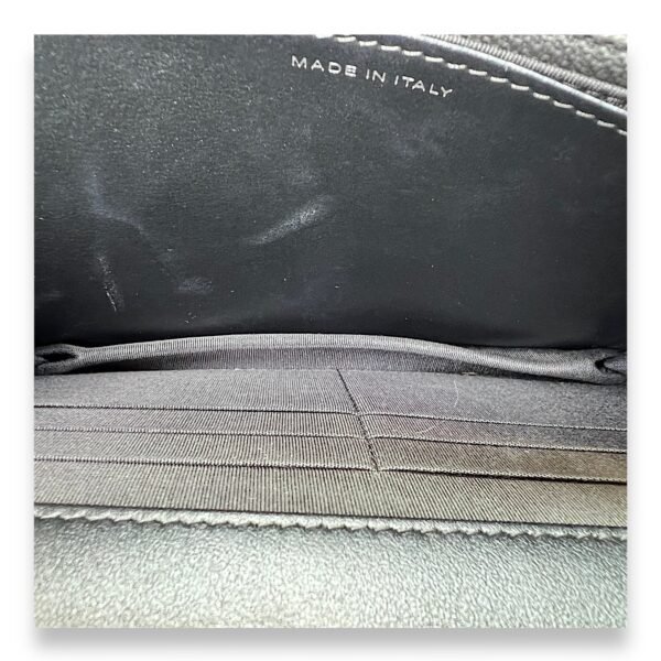 Classic Grey Wallet on Chain in Calfskin, Gunmetal hardware - Image 10