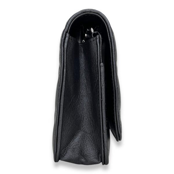 Classic Grey Wallet on Chain in Calfskin, Gunmetal hardware - Image 4