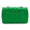 Classic Mini Rectangular Green Crossbody Bag in Lambskin, Gold hardware - Image 2