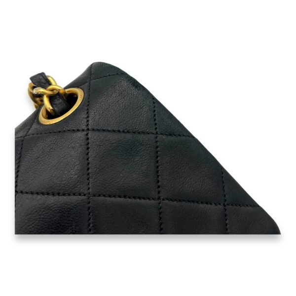 Classic Shoulder Bag Medium Black in Lambskin, Gold hardware - Image 10