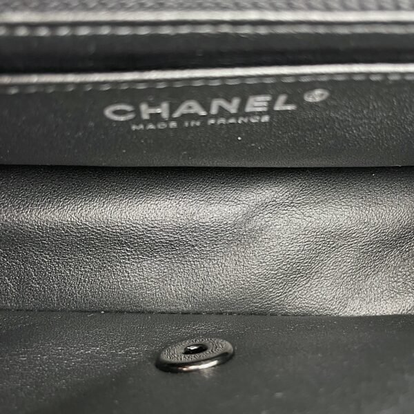 Classic So Black Mini Rectangle Mini Black Crossbody Bag in Lambskin, So Black hardware - Image 6