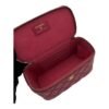 Classic Vanity Small Red Top Handle Bag in Lambskin, Gold hardware - Image 10